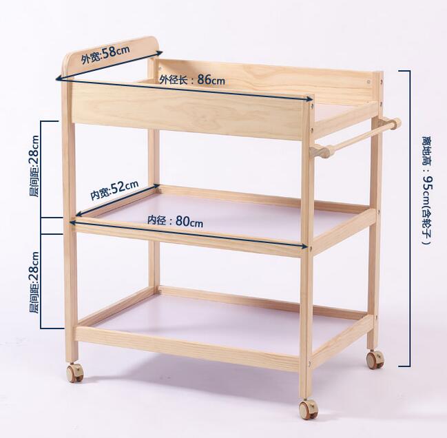 solid wood baby dresser changing table